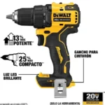 Taladro de rotación inalámbrico de 1/2" DCD708D2 DeWalt