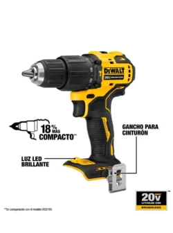 Taladro percutor inalámbrico DeWalt 1/2" Brushless DCD709D2