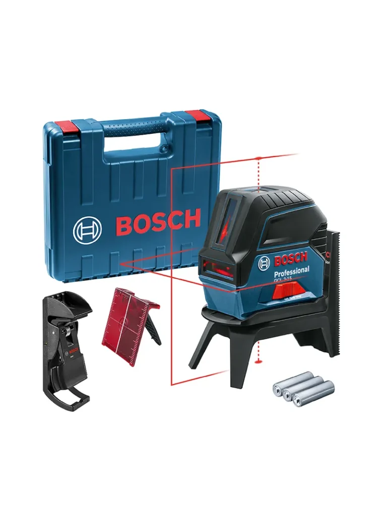 NIVEL LÁSER BASE ROTATIVA KIT RM1 + MALETIN GCL 2-15 BOSCH