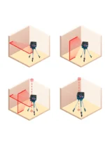 NIVEL LÁSER BASE ROTATIVA KIT RM1 + MALETIN GCL 2-15 BOSCH