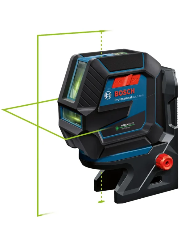 NIVEL LÁSER ALCANCE 50 MT LÍNEAS VERDES GCL 2-50 G BOSCH - Imagen 3