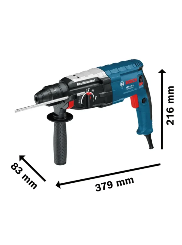 ROTOMARTILLO PROFESSIONAL CON 850W GBH 2-28 D BOSCH - Imagen 2
