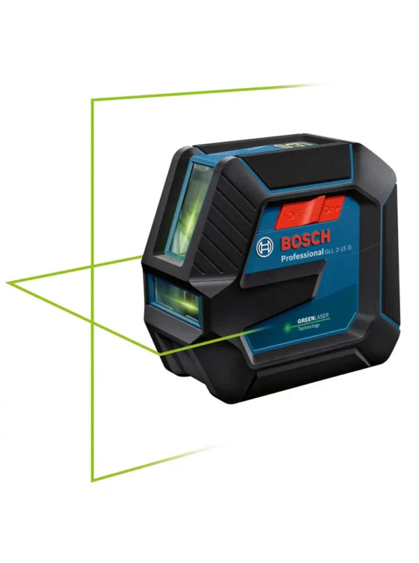 NIVEL LÁSER VERDE 15m GLL 2-15 G + MEDIDOR GLM 20 BOSCH - Imagen 3