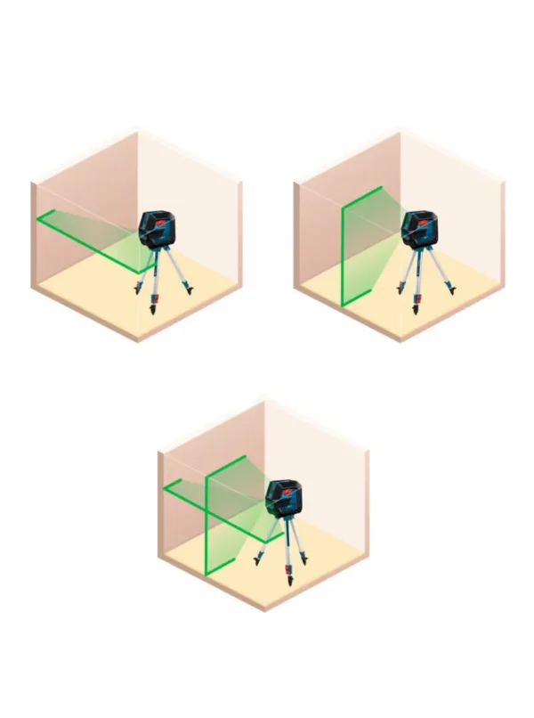 NIVEL LÁSER VERDE 15m GLL 2-15 G + MEDIDOR GLM 20 BOSCH - Imagen 8