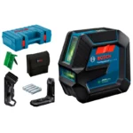 Nivel láser verde 15m GLL 2-15 G + Medidor GLM 20 Bosch