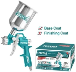 Aerógrafo de gravedad 400CC TAT10401 Total Tools
