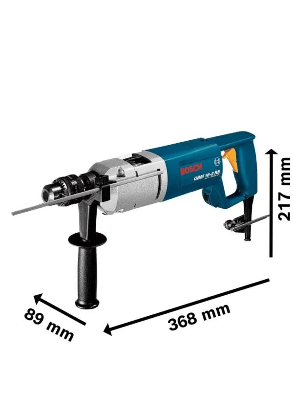 TALADRO DE ROTACIÓN 1/2" 800W GBM 16-2 RE BOSCH - Imagen 2