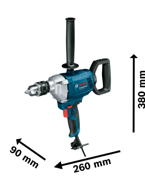TALADRO DE ROTACIÓN 850W GBM 1600 RE BOSCH - Imagen 2