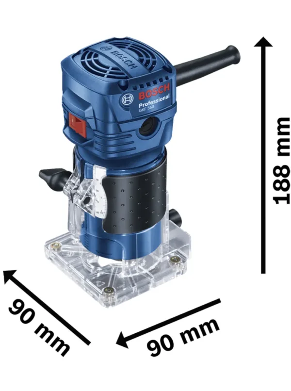 RUTEADORA REBORDEADORA PROFESSIONAL 550W GKF 550 BOSCH - Imagen 2