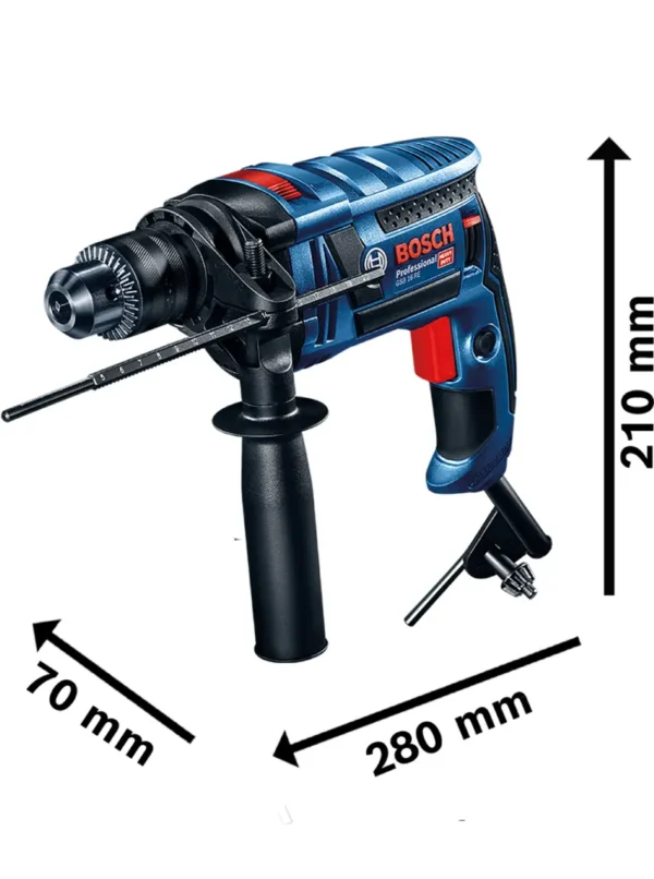 TALADRO PERCUTOR PROFESSIONAL 1/2" 750W GSB 16 RE BOSCH - Imagen 2