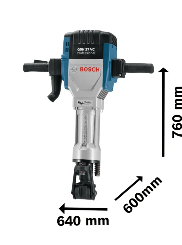 DEMOLEDOR PROFESSIONAL 2000W GSH 27 VC BOSCH - Imagen 2