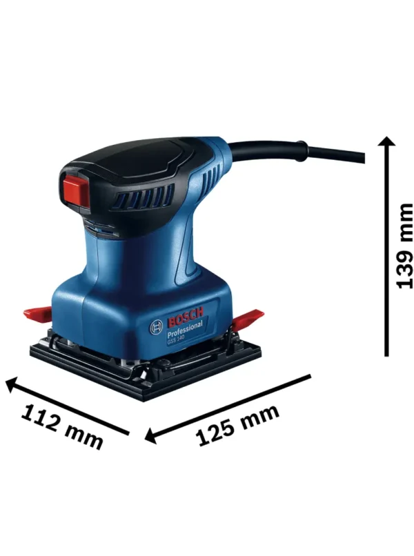 LIJADORA ORBIAL PROFESSIONAL 220W GSS 140 BOSCH - Imagen 2