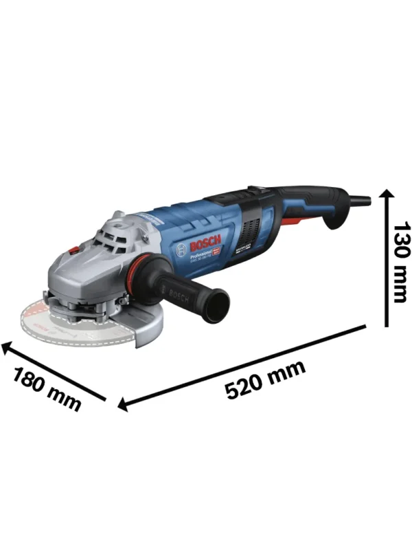 PULIDORA ANGULAR DE 7" 2800W GWS 30-180 PB BOSCH - Imagen 2