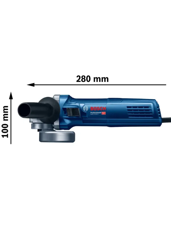 MINI PULIDORA PROFESSIONAL 900W EJE M14 GWS 9-125 S BOSCH - Imagen 2