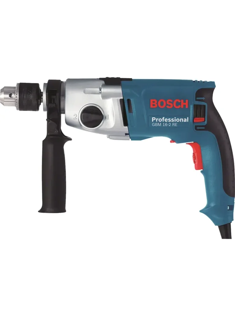 Taladro de rotación Bosch GBM 16-2 RE de 1/2 pulgada y 800 W para perforación en diferentes materiales.