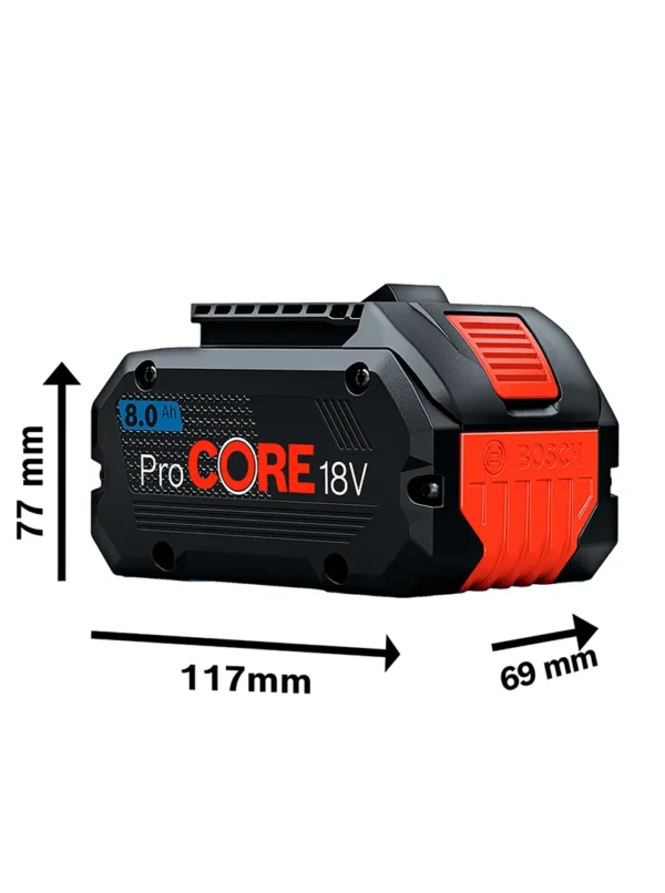 BATERIA RECARGABLE DE 8.0AH 18V PROCORE18V BOSCH