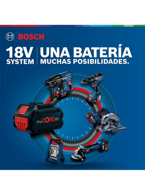BATERIA RECARGABLE DE 8.0AH 18V PROCORE18V BOSCH