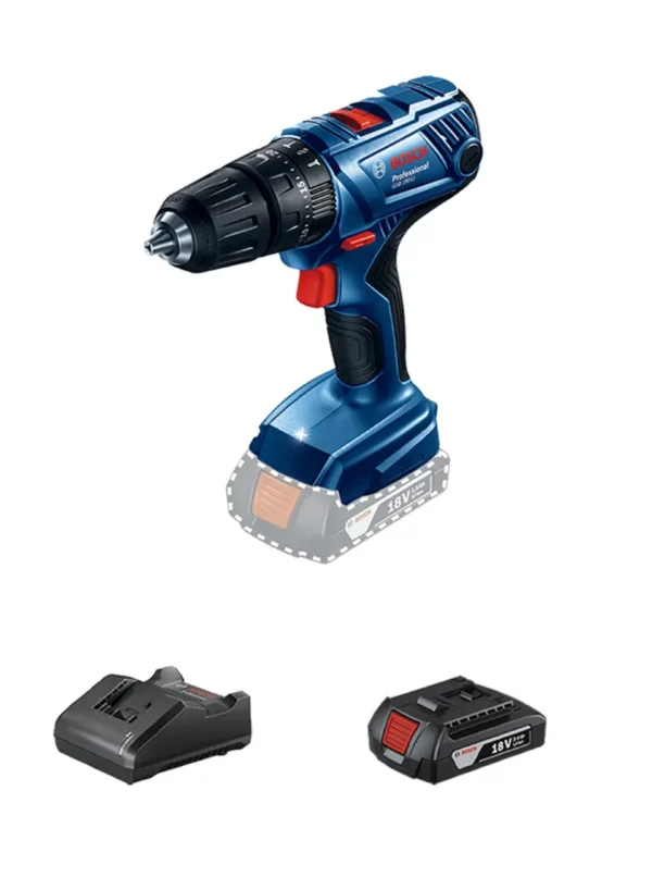 TALADRO PERCUTOR INALÁMBRICO DE 18V 1/2" GSB 180-LI BOSCH - Imagen 4