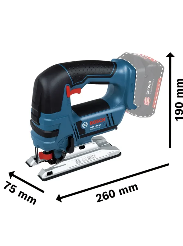 SIERRA CALADORA INALÁMBRICA GST 18V-LI BOSCH - Imagen 2