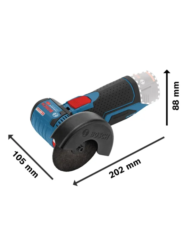 MINI PULIDORA INALÁMBRICA DE 12V GWS 12V-76 BOSCH - Imagen 2