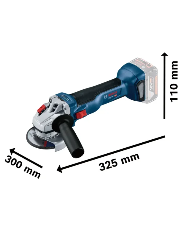 MINI PULIDORA INALÁMBRICA PROFESSIONAL 18V GWS 18V-10 BOSCH - Imagen 2