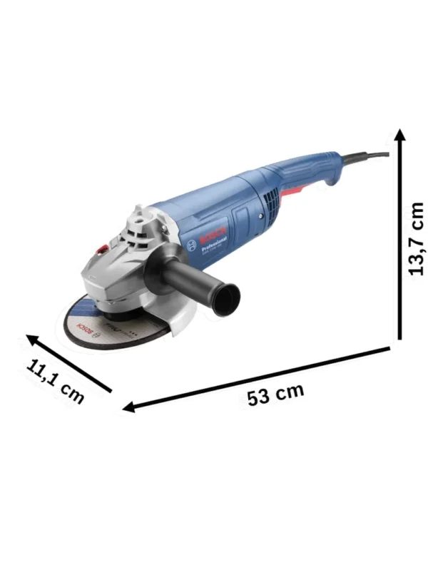 PULIDORA  ANGULAR DE 7" 8500 RPM VULCANO GWS 22-180 BOSCH - Imagen 2