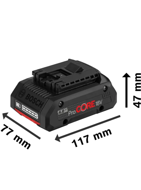 BATERIA RECARGABLE DE 4.0AH 18V PROCORE18V BOSCH - Imagen 2