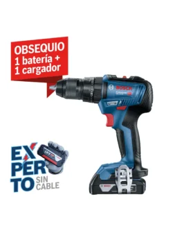 TALADRO PERCUTOR INALÁMBRICO DE 1/2" GSB 18V-50 BOSCH