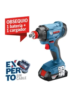 LLAVE DE IMPACTO 1/2"-1/4" 18V 2 BATERÍAS GDX 180-LI BOSCH
