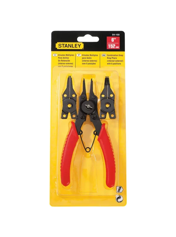 ALICATE PINZA PARA PINES 05 INTERCAMBIABLE 6 STANLEY 84-168