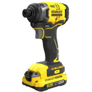 DESTORNILLADOR INALÁMBRICO DE IMPACTO 20 VOLTIOS 2 PILAS 2 AH CTE.1/4" BRUSHLESS SBI810D2K-B3 STANLEY