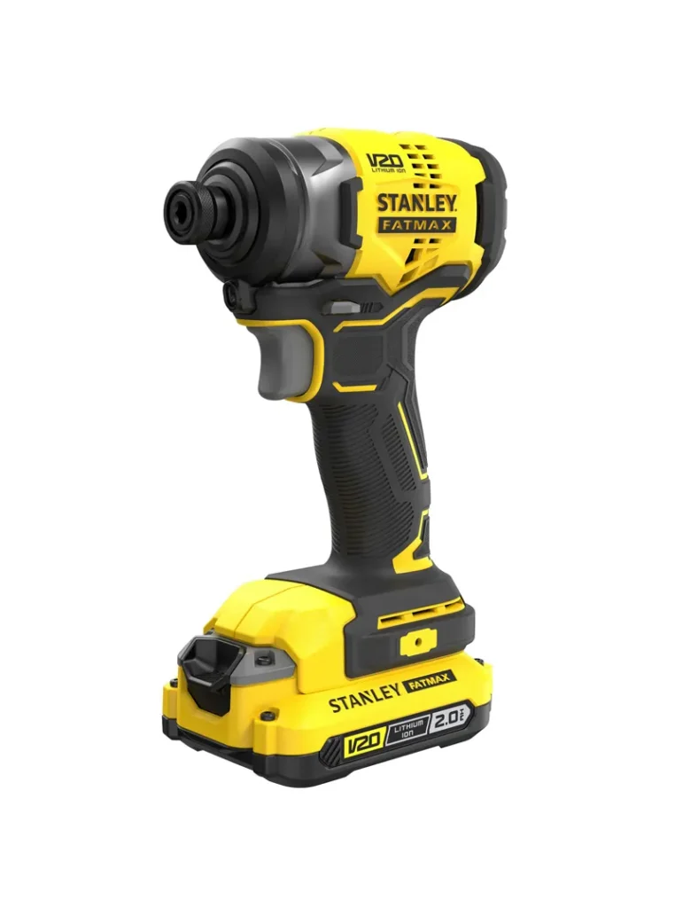 DESTORNILLADOR INALÁMBRICO DE IMPACTO 20 VOLTIOS 2 PILAS 2 AH CTE.1/4" BRUSHLESS SBI810D2K-B3 STANLEY