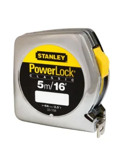 FLEXOMETRO CAJA CROMADA 5 METROS STANLEY 33-158