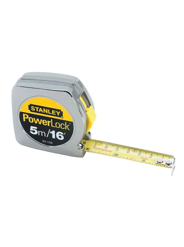 FLEXOMETRO CAJA CROMADA 5 METROS STANLEY 33-158