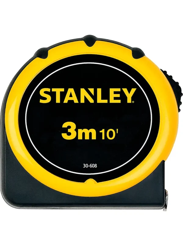 FLEXOMETRO CAJA PLASTICA GLOBAL 3 METROS STANLEY 30-608