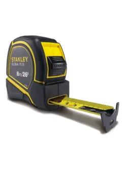 FLEXOMETRO CAJA PLASTICA GLOBAL 8 METROS STANLEY 30-626