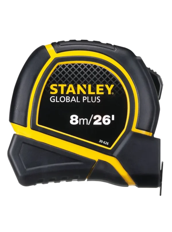 FLEXOMETRO CAJA PLASTICA GLOBAL 8 METROS STANLEY 30-626
