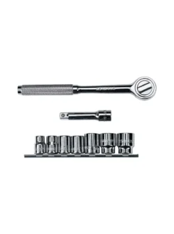 JUEGO DE COPAS 10 PIEZAS CUADRANTE 3/8 DE 3/8 A 3/4" STANLEY 86-219