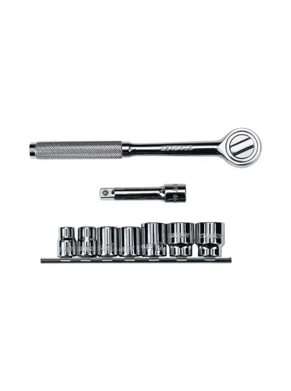 JUEGO DE COPAS 10 PIEZAS CUADRANTE 3/8 DE 3/8 A 3/4" STANLEY 86-219