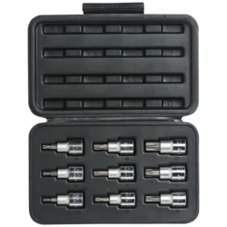 JUEGO DE COPAS TORX 9 PIEZAS STANLEY 89-098