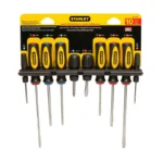 JUEGO DE DESTORNILLADORES 10 PIEZAS STANLEY 60-100