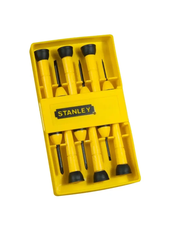 JUEGO DE DESTORNILLADORES 6 PIEZAS PARA JOYERIA STANLEY 66-052