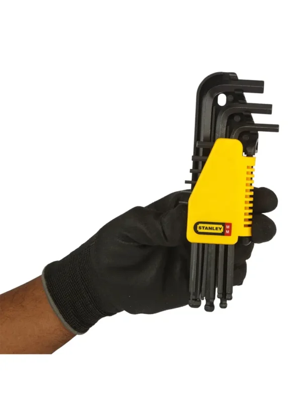 JUEGO DE LLAVES BRISTOL 9 PIEZAS TIPO BOLA 1.5 A 10 mm STANLEY 69-256