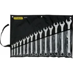 JUEGO DE LLAVES COMBINADAS 14 PIEZAS 3/8 A 1.1/4" STANLEY 86-970