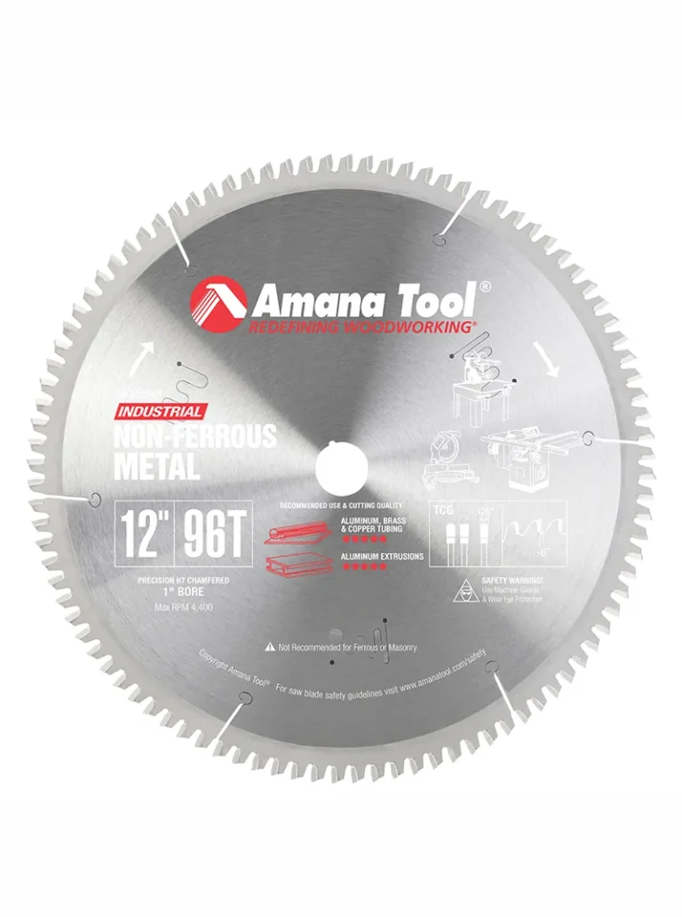 DISCO PARA SIERRA CIRCULAR DE TUNGSTENO PARA ALUMINIO 12 96 DIENTES x 1 512961 AMANA TOOL