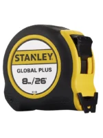 FLEXOMETRO CAJA PLASTICA GLOBAL 8 METROS STANLEY 30-726 (30-626)