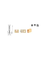 FRESA BOCALLAVE DE 3/8 ESPIGO 1/4 45650 AMANA TOOL