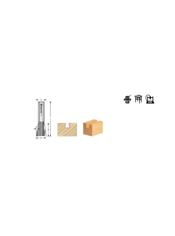 FRESA COLA DE MILANO DE 3/8 ESPIGO 1/4 45800 AMANA TOOL