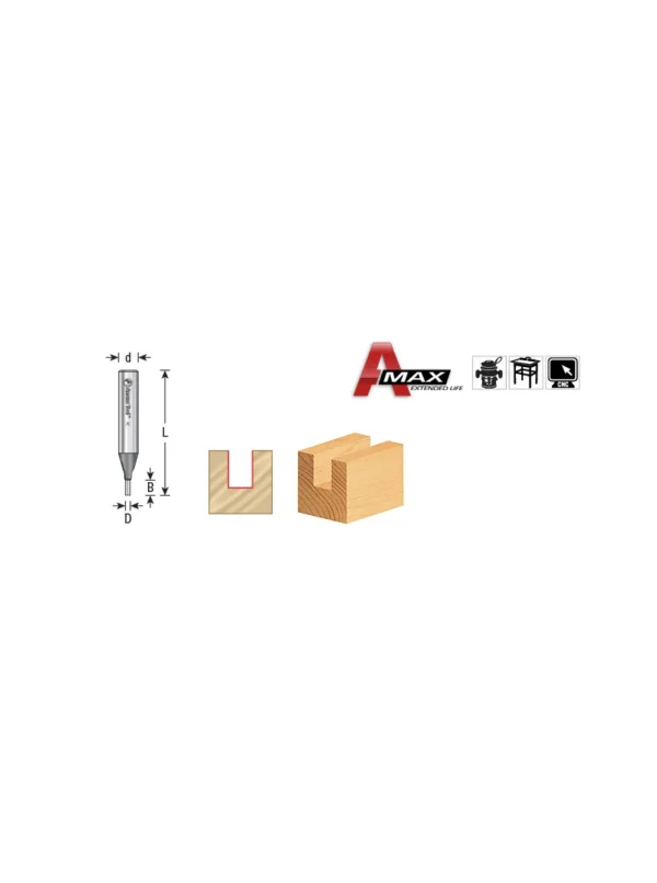 FRESA PARA ACANALAR DE 1/16 45190 AMANA TOOL
