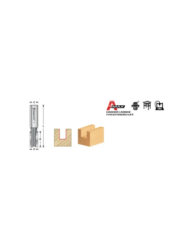 FRESA PARA ACANALAR DE 1/2 X 1 ESPIGO 1/2 45418 AMANA TOOL